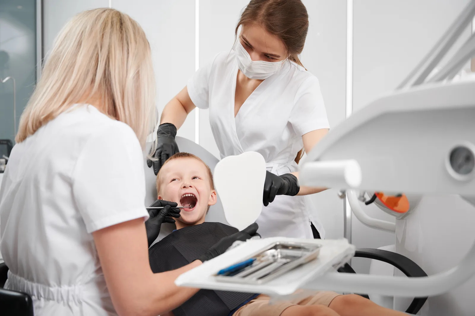Family dental check-up for children and adults in Highton.