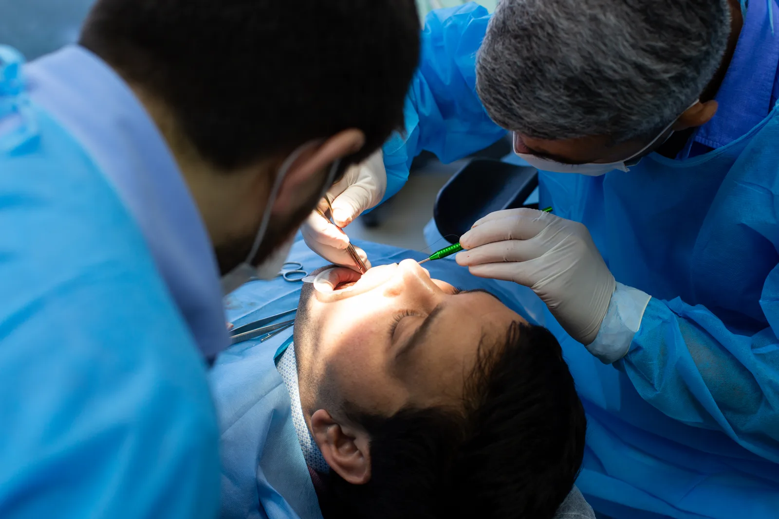 Sedation allows the dental team to perform complex surgical procedures while the patient stays relaxed.