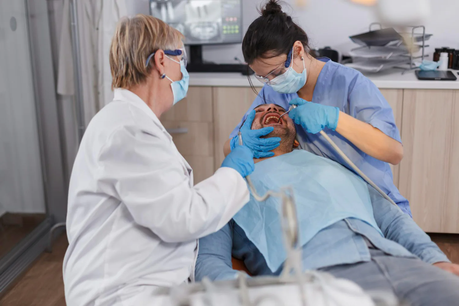 The dentist will check your dental bridge to ensure that it fits permanently.