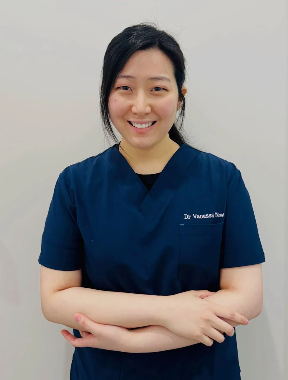 A photo of Dr Vanessa Yew, who specialises in complex restorative dentistry and advanced dental procedures.