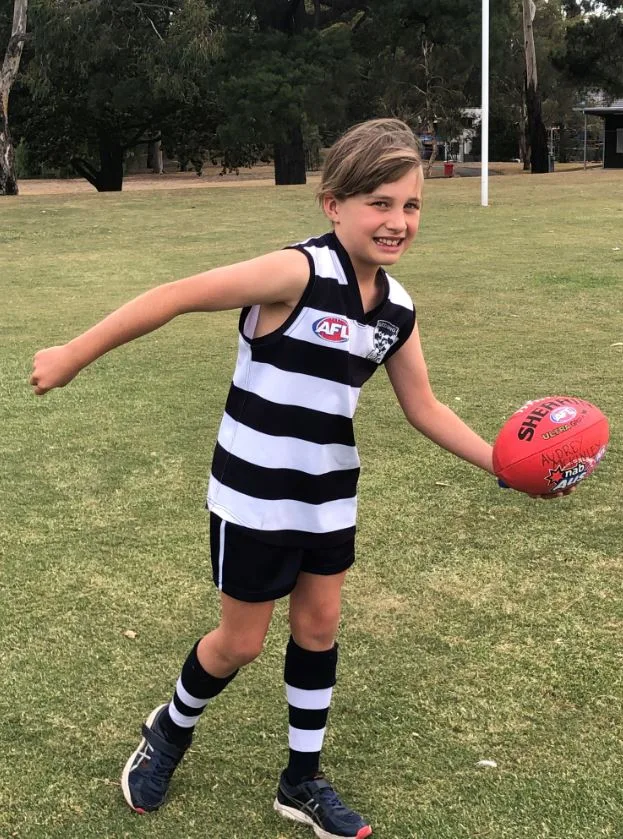 Custom-fitted sports mouthguards for children playing footy and other sports in Geelong.