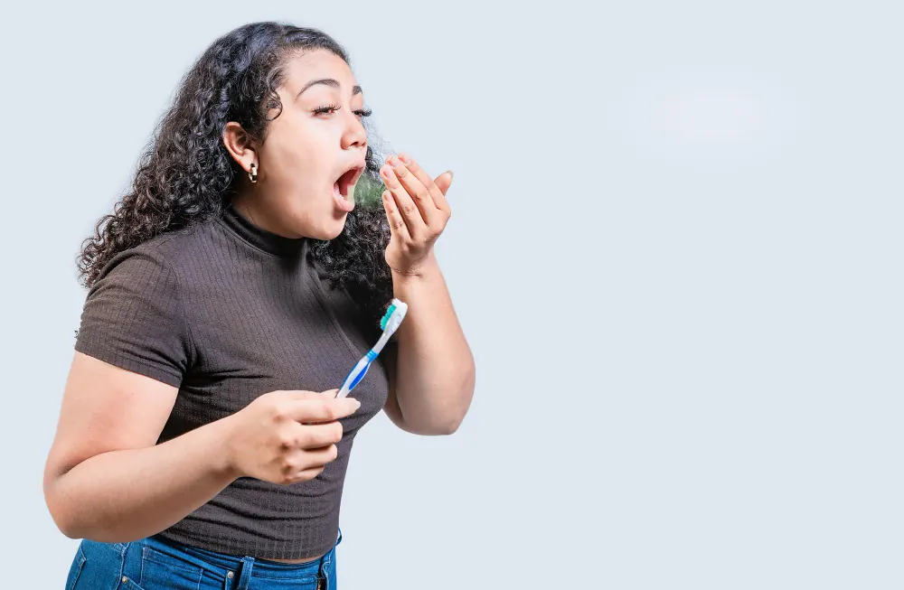 Persistent bad breath can be a sign that a professional scale and clean is overdue.